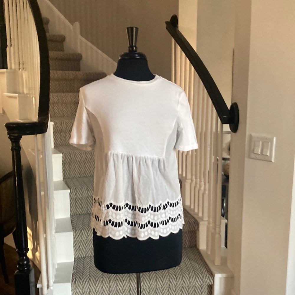 English Factory peplum tee
